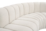 Arc Cream Boucle Fabric Modular Sofa 102Cream-S7C Meridian Furniture