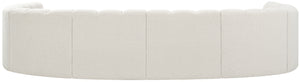 Arc Cream Boucle Fabric Modular Sofa 102Cream-S8A Meridian Furniture