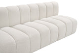 Arc Cream Boucle Fabric Modular Sofa 102Cream-S8C Meridian Furniture