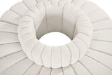 Arc Cream Boucle Fabric Modular Sofa 102Cream-S8D Meridian Furniture