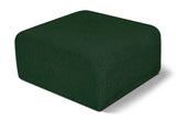 Arc Green Boucle Fabric Ottoman 102Green-Ott Meridian Furniture