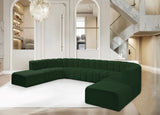 Arc Green Boucle Fabric Modular Sofa 102Green-S10A Meridian Furniture