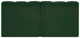 Arc Green Boucle Fabric Modular Sofa 102Green-S2A Meridian Furniture