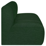 Arc Green Boucle Fabric Modular Sofa 102Green-S2A Meridian Furniture