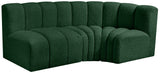 Arc Green Boucle Fabric Modular Sofa 102Green-S3A Meridian Furniture