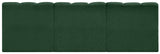 Arc Green Boucle Fabric Modular Sofa 102Green-S3F Meridian Furniture