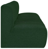 Arc Green Boucle Fabric Modular Sofa 102Green-S3F Meridian Furniture