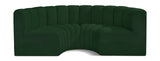 Arc Green Boucle Fabric Modular Sofa 102Green-S4C Meridian Furniture