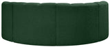 Arc Green Boucle Fabric Modular Sofa 102Green-S4C Meridian Furniture