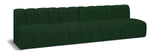 Arc Green Boucle Fabric Modular Sofa 102Green-S4E Meridian Furniture