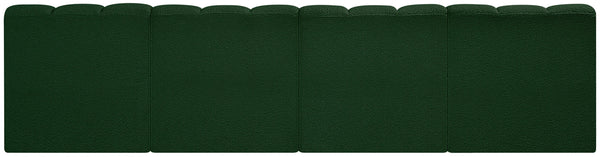 Arc Green Boucle Fabric Modular Sofa 102Green-S4E Meridian Furniture