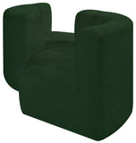 Arc Green Boucle Fabric Modular Sofa 102Green-S4F Meridian Furniture