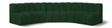 Arc Green Boucle Fabric Modular Sofa 102Green-S5A Meridian Furniture