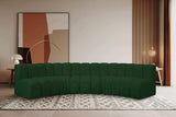 Arc Green Boucle Fabric Modular Sofa 102Green-S5A Meridian Furniture