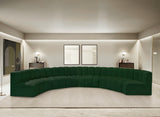 Arc Green Boucle Fabric Modular Sofa 102Green-S8B Meridian Furniture