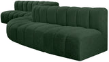 Arc Green Boucle Fabric Modular Sofa 102Green-S8C Meridian Furniture