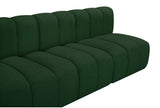 Arc Green Boucle Fabric Modular Sofa 102Green-S8C Meridian Furniture