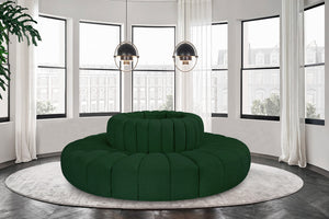 Arc Green Boucle Fabric Modular Sofa 102Green-S8D Meridian Furniture