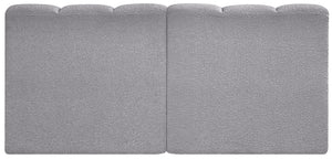 Arc Grey Boucle Fabric Modular Sofa 102Grey-S2A Meridian Furniture