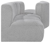 Arc Grey Boucle Fabric Modular Sofa 102Grey-S4A Meridian Furniture