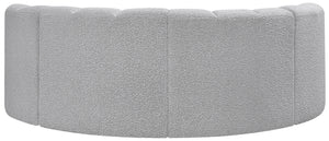 Arc Grey Boucle Fabric Modular Sofa 102Grey-S4C Meridian Furniture