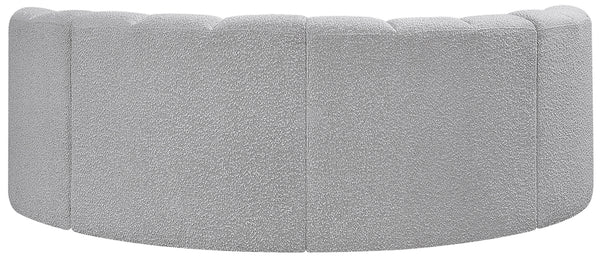 Arc Grey Boucle Fabric Modular Sofa 102Grey-S4C Meridian Furniture