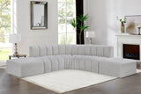 Arc Grey Boucle Fabric Modular Sofa 102Grey-S6C Meridian Furniture