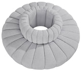 Arc Grey Boucle Fabric Modular Sofa 102Grey-S8D Meridian Furniture