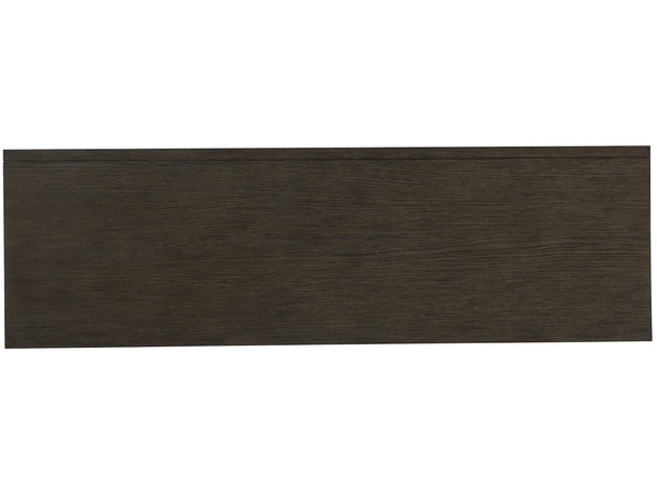 Lexington Sligh Hampton Home Office Console - Elegant Sandblasted Oak Design With Storage & Stylish Metal Accents Medium Brown Wood 102-660