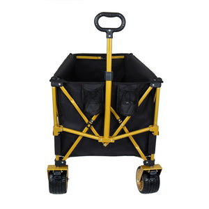English Elm 67-1/2in Heavy Duty Beach Wagon All-terrain Wheels Foldable Tailgate 480lb Capacity W2932P349287