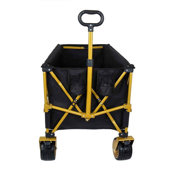 English Elm 67-1/2in Heavy Duty Beach Wagon All-terrain Wheels Foldable Tailgate 480lb Capacity W2932P349287