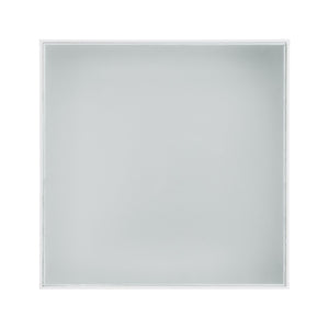 English Elm On-Trend Square High Gloss Coffee Table With 16-Color Led Lights, Modern Glass Top For Living Room N721P191980K-GIGA