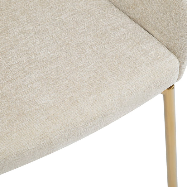 English Elm Christopher Knight Home® - Dining Chair Set Of 2 - Contemporary Beige Upholstered Seating With Metal Frame For Style & Comfort N779P186914M