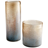 Triton Vase Blue//Gold Dust 10301 Cyan Design