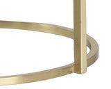 Tillie End Table - Brass - Natural Agate Stone 103075 Sunpan