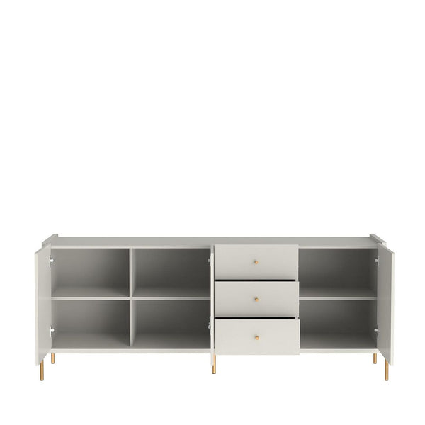 Jasper 72.51 Sideboard in Off White Matte 1031251 Manhattan Comfort