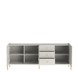 Jasper 72.51 Sideboard in Off White Matte 1031251 Manhattan Comfort