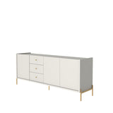 Jasper 72.51 Sideboard in Off White Matte 1031251 Manhattan Comfort