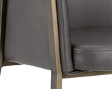 Bernadette Dining Armchair - Kendall Grey 103154 Sunpan