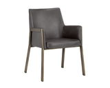 Bernadette Dining Armchair - Kendall Grey 103154 Sunpan