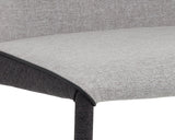 Renee Dining Chair - Armour Grey / Dark Slate 103157 Sunpan