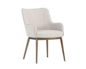 Franklin Dining Armchair - Beige Linen 103197 Sunpan