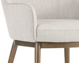 Franklin Dining Armchair - Beige Linen 103197 Sunpan