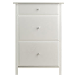 Winsome Wood Delta Home Office File Cabinet In White - Stylish Storage Solution For Organized Workspaces! White Composite Wood 10321-winsome-wood