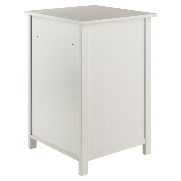 Winsome Wood Delta Home Office File Cabinet In White - Stylish Storage Solution For Organized Workspaces! White Composite Wood 10321-winsome-wood