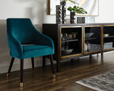 Adelaide Dining Armchair - Timeless Teal 103226 Sunpan