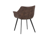 Mason Dining Armchair - Hearthstone Brown 103241 Sunpan