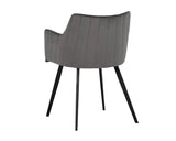 Griffin Dining Armchair - Town Grey / Roman Grey 103243 Sunpan