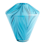 Phoebe Vase Blue 10332 Cyan Design