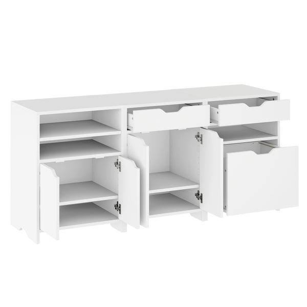 Winsome Wood Nova 3-piece Storage Cabinet Set - Versatile White Cabinets With Shelves & Drawers For Any Space White Composite Wood 10335-winsome-wood
